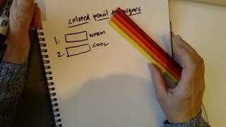 Colored Pencil Techniques: prepare your template in your sketchbook