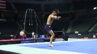 Yul Moldauer - Floor Exercise - 2018 American Cup - Podium Training