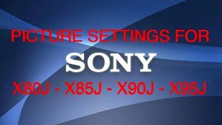 Sony X95J & all J series TVs (step-by-step how-to setup tutorial to preferred settings)