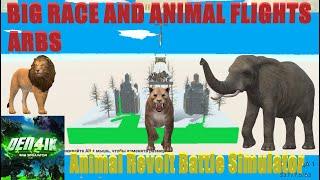 BIG RACE AND ANIMAL FLIGHTS ARBS - Animal Revolt Battle Simulator - Den4ik-ARBSimulator