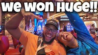 We Went To A New Section Of The Casino And Won Huge!!