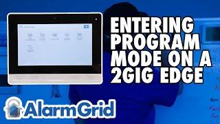 2GIG Edge: Entering Programming Mode