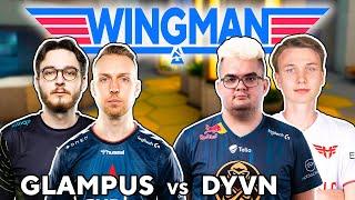 BRAINS VS BRAWNS?! - gla1ve/hampus vs dycha/stavn in CS:GO Wingman