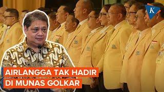 Airlangga Hartarto Tak Hadiri Munas Golkar yang Tunjuk Bahlil Jadi Ketum Beringin