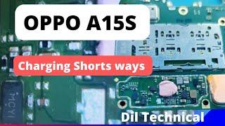 Oppo A15s Charging ic short solutions