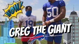 Greg The Giant: Bills rookie Rousseau is tall... VERY TALL