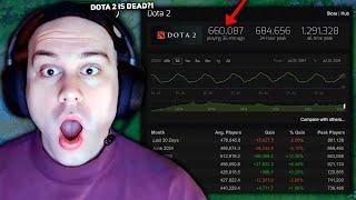 DOTA 2 IS DEAD?! Mason looks at HOW MANY PLAYERS PLAY DOTA 2... | IS NIGHT STALKER A BAD CARRY?