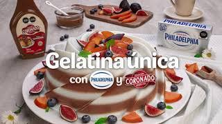 Postre para Día de las Madres  con Queso Crema Philadelphia® y Cajeta Coronado®