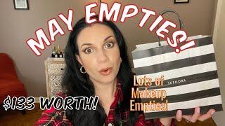 IT'S MOSTLY MAKEUP EMPTIES! MAY EMPTIES!