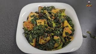 Aloo kale fry recipe