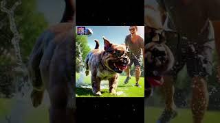  Water Balloon Chaos: Pup Gets Soaked! 水气球混乱：小狗被淋湿了！#shorts #shortvideo #short #animals #funny