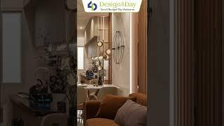3D interior design of Living Room by Design4day