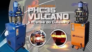 Prensa Hidráulica para Cutelaria - PHC35 VULCANO - Hidrauk Oficial