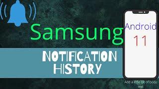 How to restore cleared notifications in Samsung Android