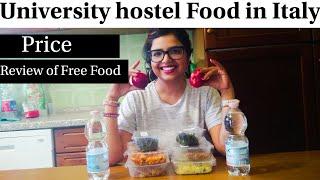 Mensa Food In Italy ,Review, Price FREE University FOOD with Scholarship & Without scholarship