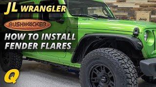 How To Install Bushwacker Flat Style Fender Flares for Jeep Wrangler JL