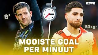 De MOOISTE GOAL per MINUUT in de Eredivisie 2022/23 ⏱️