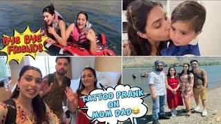 Tattoo Prank On Mom Dad- 3 Days Baad Mile Apne Kids Nu- ਪਾਣੀ ਵਿੱਚ ਮਾਰੀ ਛਾਲ- Harman Beauty