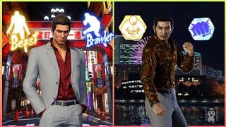 Kazuma Kiryu Vs Masaharu Kaito Fighting Style