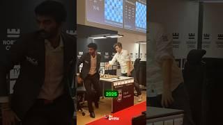 Unbelievable Magnus & Gukesh Moment  #gukesh #chess #magnuscarlsen
