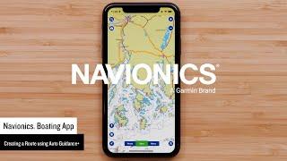 Support: Creating a Route in the Navionics® Boating App