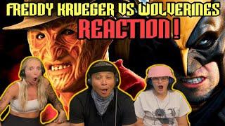 Epic Rap Battles of History - FREDDY KRUEGER VS WOLVERINE | Reaction!