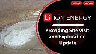 ION Energy; Providing Site Visit and Exploration Update