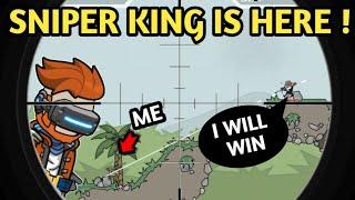 SNIPER KING IS BACK  AGAIN IN MINI MILITIA  !!