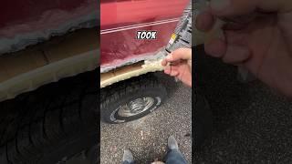 I Tried Spray Foam for Rust Repair #shorts #rustrepair #asmr