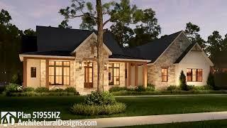 2200 SF MODERN FARMHOUSE - WALKTHROUGH TOUR! House Plan 51955HZ - Architectural Designs