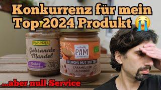 Fantastisches Produkt, mieser Kundenservice: Naturally Pam Crunchy Nut Butter