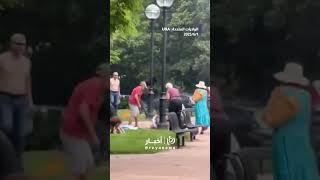 Man firebombs pro-"Israeli" rally in US