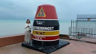 All alone at the southernmost point in the continental United States - Key West, Florida