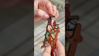 TONECHEER 3D Wooden Puzzle DIY Book Nook Kit (Interstellar)