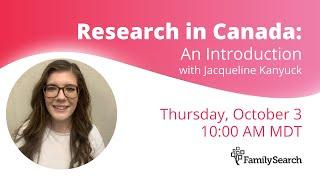 Research in Canada: An Introduction