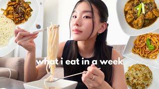 what i eat in a week (simple homemade meals)