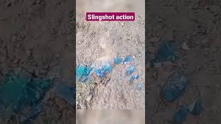 Slingshot action|slingshot hunting|#youtubeshorts|Slingshot aiming|