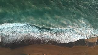 Футаж море, пляж. Нежный шум моря, звуки волн для сна и Релаксации. 4К Видео