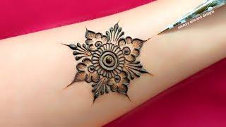 Very beautiful arabic mehndi design | Easy latest mehndi design | Front hand mehndi design | Mehndi