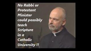 STOP USING NON-CATHOLICS TO TEACH SACRED SCRIPTURE !