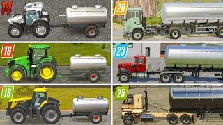 Fs14 vs Fs16 vs Fs18 vs Fs20 vs Fs23 vs Fs25 | Milk Selling | Timelapse |