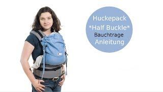 Anleitung Babytrage - Huckepack Half Buckle - Bauchtrage