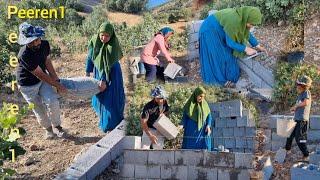 Resuming the Construction of the Mountain House | Ayoub and Khadijah's Nomadic Journey 2024