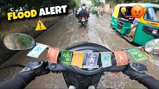 Delhi ke Flood में चलाई Tvs Jupiter 