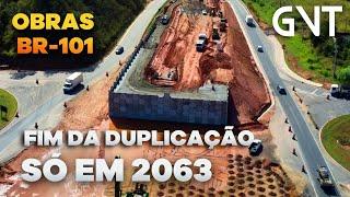 OBRAS BR-101 | Fim da Duplicação só depois de 2063 segundo as contas de um jornal do Espírito Santo