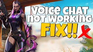 How to Fix Valorant Voice Chat Not Working | Valorant Mic Not Working