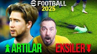 PES 2025 (eFootball 25) ARTILAR ve EKSİLER!