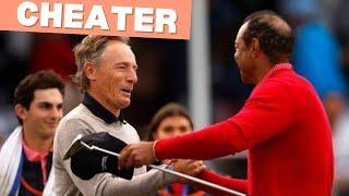 Bernhard Langer Faces Accusations of ‘Cheating’ in Victory Over Tiger Woods Amid Rules Controversy