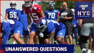 New York Giants Lingering Questions