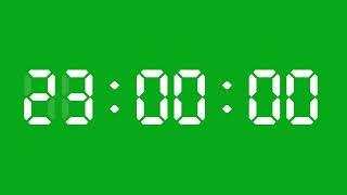 Digital Timer Green Screen | Countdown 4K No Copyright | Free Stock Footage #green